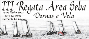 Cartaz da regata deste ano, en augas d'O Grobe